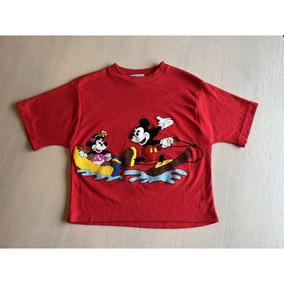 Disney Vintage‎ 80s Sunday Comics Mickey Minnie Mouse T-Shirt Size Medium - Picture 1 of 8